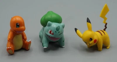 Juego de figuras Pokemon WCT Battle 1-2 pulgadas - Charmander, Bulbasaur, Pikachu-18o3 Foto 1 de 4