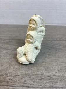 Dept 56 Snowbabies Figurine Vintage One Two High Button Shoe - Picture 1 of 11