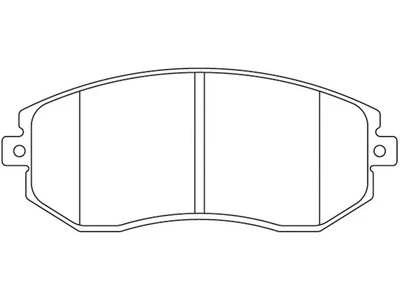 Front Brake Pad Set For 2013-2015 Subaru BRZ 2.0L H4 2014 JM627KB - Изображение 1 из 2