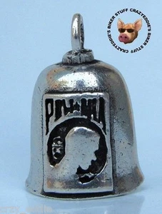 POW MIA Gremlin Motorcycle Ride Bell Made in USA Pewter Biker Bell - Bild 1 von 5