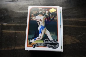 TARJETA AUTOGRAFIADA MATTWILLIAMS SF GIANTS - Imagen 1 de 1