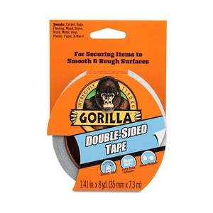 Gorilla Carpet Tape Double Sided Bonds Rugs Flooring Wood & More - 35mm x 7.3m - Picture 1 of 6