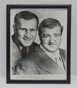 Bud Abbott & Lou Costello Comedy Duo Studio 8x10 1946 Photo Reprint Framed - Picture 1 of 2