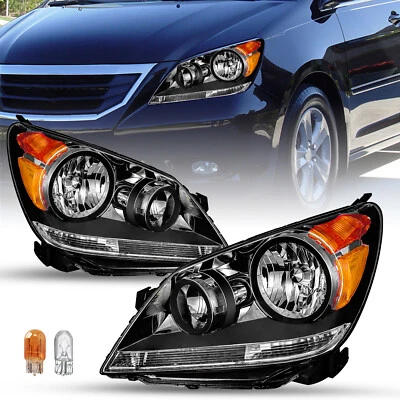 For 2005 2006 2007 2008 2009 2010 Honda Odyssey Headlights Assembly Pair 05-10 - Image 1 of 4