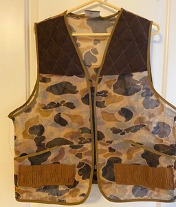 Vintage NWOT Redhead Red Head Hunting Vest Mesh Camo Camouflage Adult 22in. Wide - Picture 1 of 4