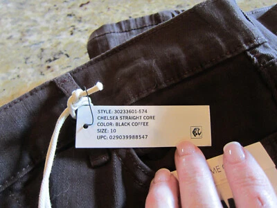 Code Bleu Chelsea Classic Straignt Jeans Size 10 Evergreen Length 31" - Image 1 of 4