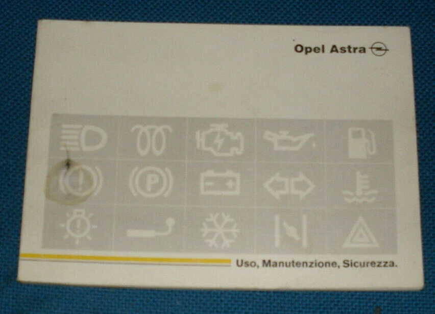 USO E MANUTENZIONE OPEL ASTRA BENZ. E DIESEL - Immagine 1 di 1