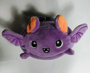 4" super soft Plush Purple Bat Mooshmallowz Plush W/ Clip - Picture 1 of 5