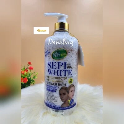 Veet Gold Sepi White Glowing Face Body Shower Bath 1000ml 1 Piece - Image 1 of 2