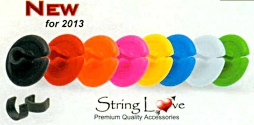 OMP String Love 2.0 9/16" Botón Kisser Naranja Paquete de 1 Foto 1 de 1