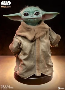 Star Wars Mandalorian 17" Life-Size The Child Grogu Sideshow Collectibles 2020 - Picture 1 of 7