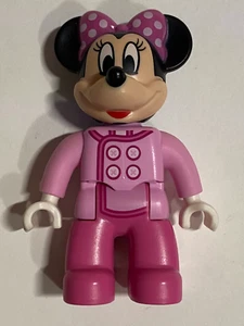 LEGO Duplo Disney Figure Minnie Mouse Pink Suit From set 10873 - Picture 1 of 5