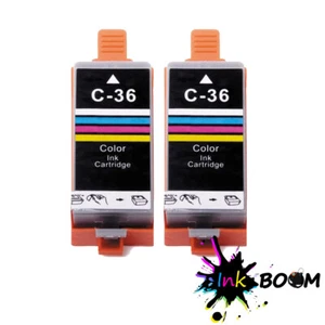 2 Farben Tinte für CLI-36 12,5ml PIXMA IP100B IP100 iP110 IP100 - Bild 1 von 1