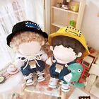 Trousers Cotton Clothing Doll Suspender Pants Fisherman Hat 20cm Doll Clothes