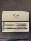 Quill+25+Year+Service+Award+Chrome+Plated+Pen+And+Pencil+Set