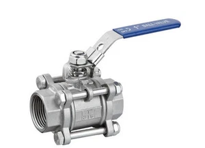 2-1/2" BSPP FULL BORE 3 PIECE BALL VALVE 1000PSI 316 STAINLESS STEEL - Picture 1 of 1