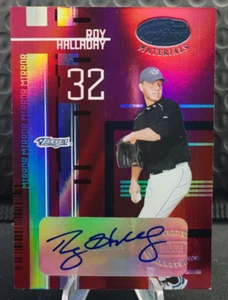 2005 Leaf Certified Materials Roy Halladay RED 1/1 AUTO - Toronto Blue Jays HOF - Picture 1 of 2