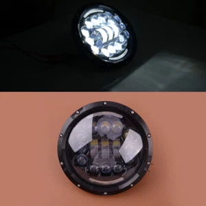 1x Car 7" LED Headlight DRL Lights Combo Fit for Jeep Wrangler Hummer H1 & H2 - Picture 1 of 5