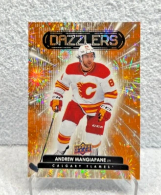 2022-23 Upper Deck Series 1 Orange Dazzlers #DZ-49 Andrew Mangiapane - Image 1 of 2
