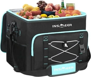 Insulated Cooler Bag 90Cans/55L Large Cooler Bag Soft Sided Cooler Shoulder - Picture 1 of 8