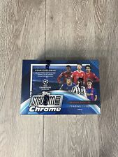 2021-22 Topps Stadium Club Chrome UEFA Champions League Soccer Mega Box