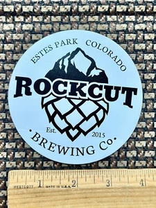 Estes Park ROCKCUT BRAUEREI BIER AUFKLEBER Colorado Brauerei Aufkleber CO Rock Cut - Bild 1 von 1