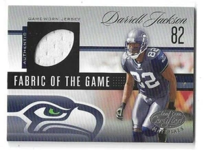 2006 LEAF CERTIFIED DARRELL JACKSON FABRIC OF THE GAME #88 SEAHAWKS 067/100  - Picture 1 of 2