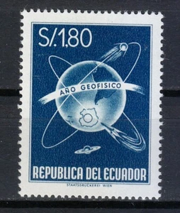 Ecuador 1958 MNH Mi 992 Sc 650 International Geophysical Year / Space ** - Picture 1 of 2