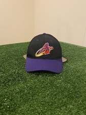 Vintage Outdoor Cap Akron Aeros Snapback hat Kaboom Black MiLB