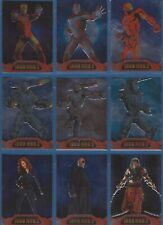 Complete Sub-Set 2010 Upper Deck IRON MAN 2 Embossed Armored Card Set AC1-9 