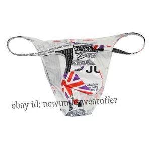 Sexy Hombre Bandera Culturismo Concurso Posar Baúles Traje de Competición Bikini Calzoncillos - Imagen 1 de 3