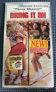 Bring It On (2000) VHS Sonderedition versiegelt Kirsten Dunst Wasserzeichen Pizzahütte - Bild 1 von 3