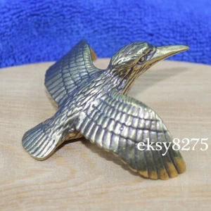 Brass Hummingbird Figurine Statue Animal Figurines Toys House Desktop Decoration - Picture 1 of 5
