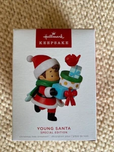 Hallmark 2022 Young Santa Special Edition Christmas Keepsake Ornament NIB - Picture 1 of 1