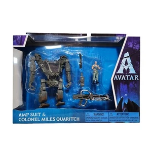 McFarlane Avatar 2 Way of Water World of Pandora Amp Suit MIles Quatritch 16378 - Picture 1 of 2