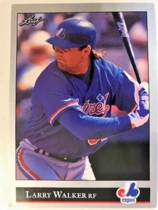MLB - 1992 Leaf Larry Walker - Expos - Picture 1 of 2
