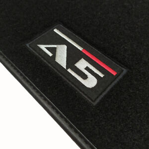 Alfombrillas en moqueta velour con logo para Audi A5 Sportback desde 2016