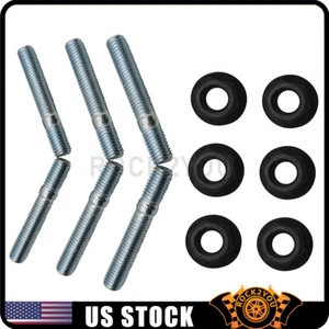 For Suburban SaVana GMC Sierra Front Exhaust Flange Stud and Nut Kit 15708209 - Picture 1 of 5