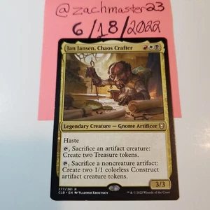 Jan Jansen, Chaos Crafter - MTG Battle for Baldur's Gate (Box4) - Picture 1 of 2