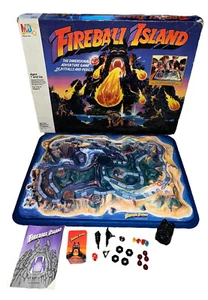 Rare Original Fireball Island 1986 Game - Complete & Very Good Condition - Picture 1 of 11