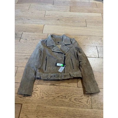 [BLANKNYC] Rosemary Suede Moto Jacket, Belted, Zip Pockets, New With Tags - Image 1 of 4