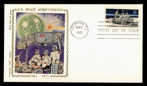 DR WHO 1971 FDC SPACE ACHIEVEMENT COLORANO SILK CACHET w19364 - Picture 1 of 2