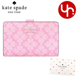 Kate Spade Flower Medium Compact Bifold Wallet KK252 Parisian Rose Multi Outlet - Picture 1 of 3