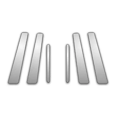 Capas de poste de pilar cromadas 6 peças para 97-03 Lexus Rx 300 - Imagem 1 de 4
