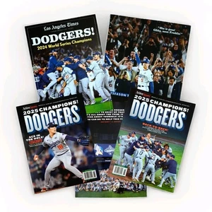 LA Dodgers Champions Magazines 2024 2025 Yamamoto - Picture 1 of 12