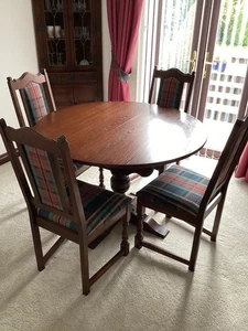 Old Charm Dining Table And Four Chairs - Picture 1 of 1