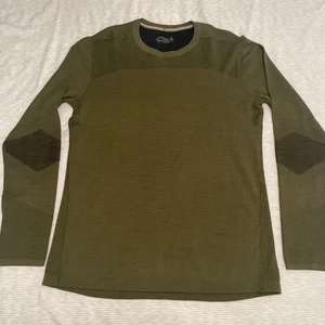 Smartwool Men’s Intraknit Thermal Merino Base Layer Crew Winter Moss Size XL - Picture 1 of 7