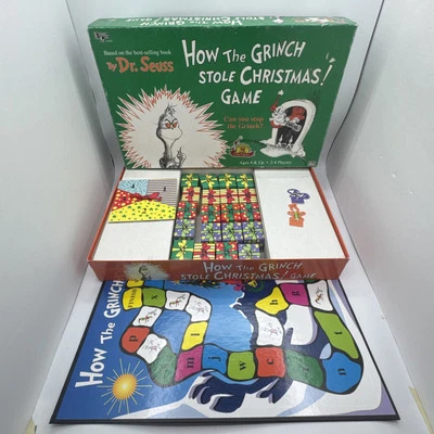 How the Grinch Stole Christmas Board Game 1997 | Missing 2 Pieces & Instructions - Image 1 of 4