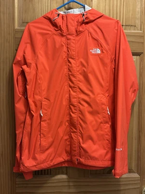 Chaqueta cortavientos para lluvia The North Face naranja Hyvent 2,5 con capucha talla M Foto 1 de 4