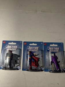 Menge 3 Mattel Joker-Batman-Superman DC Comic Justice League 2 3/4" Figur - Bild 1 von 5